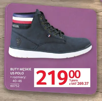 Buty męskie US Polo promocja w Selgros