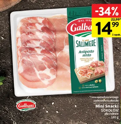 Antipasto misto Galbani promocja w Intermarche
