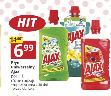 Płyn uniwersalny Ajax promocja w Prymus AGD