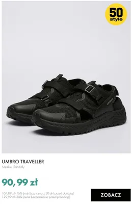 Sandały męskie Umbro Traveller promocja w 50 style