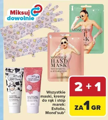 Maski do rąk i stóp Mond'sub promocja w Carrefour