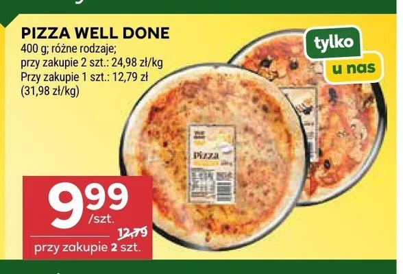 Pizza Well Done promocja w Stokrotka