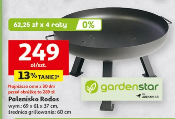 Palenisko Rodos promocja w Auchan