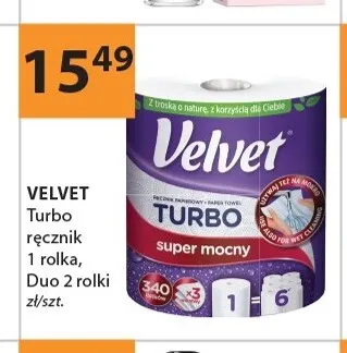 Ręcznik papierowy Duo Velvet 2-pak promocja w Drogerie Laboo