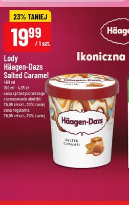 Lody Häagen-Dazs Salted Caramel promocja w POLOmarket