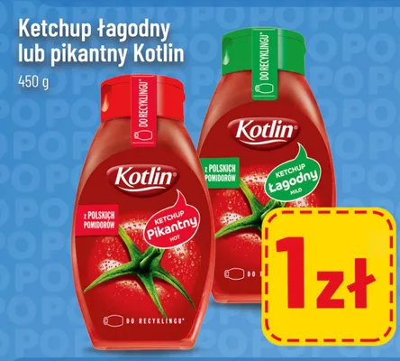 Ketchup łagodny Kotlin promocja w POLOmarket