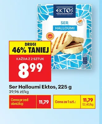 Ser Halloumi Ektos 225g promocja w Biedronka