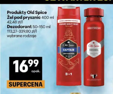Produkty Old Spice promocja w Delikatesy Centrum