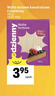Wafle tortowe kwadratowe Codzienny promocja w Delikatesy Centrum