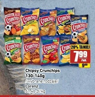 Chipsy Crunchips X-Cut Ser-Cebula Lorenz promocja w API Market