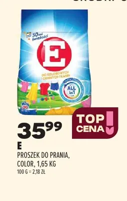 Proszek do prania E Color promocja w Drogerie Natura