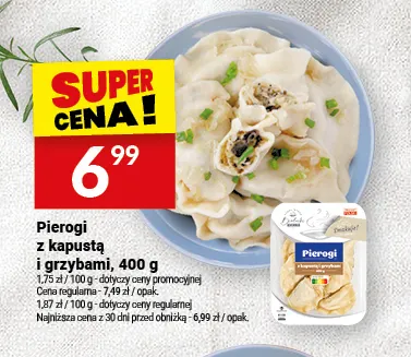 Pierogi z kapustą i grzybami promocja w Twój Market