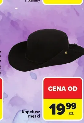 Kapelusz męski promocja w Carrefour
