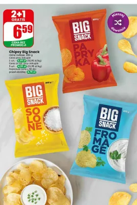 Chipsy solone promocja w Dino