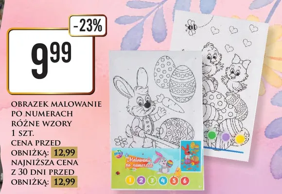 Obrazek malowanie po numerach różne wzory promocja w Dino