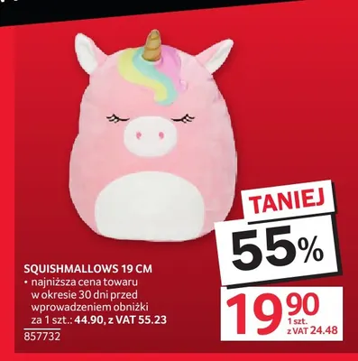 Maskotka Squishmallows 19 cm promocja w Selgros