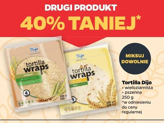 Tortilla pszenna promocja w Netto