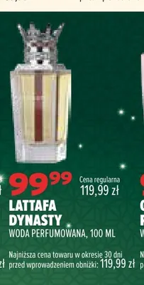 Woda perfumowana Lattafa Dynasty promocja w Drogerie Natura