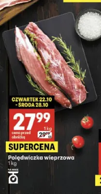 Polędwiczka wieprzowa promocja w Delikatesy Centrum