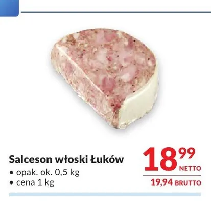 Salceson włoski Łuków promocja w Makro