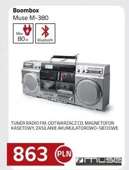 Boombox Muse M-380 promocja w kakto.pl