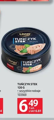 Tuńczyk stek LISNER promocja w Selgros