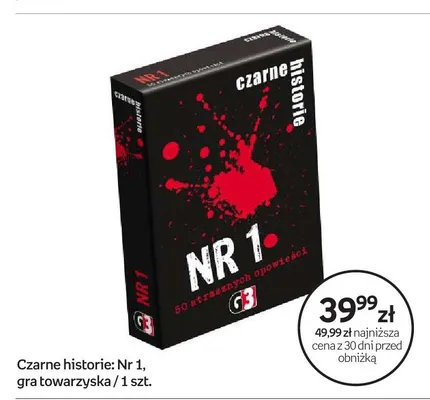 Gra towarzyska Czarne historie Nr 1 promocja w Empik