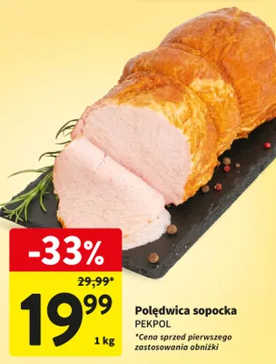 Polędwica sopocka Pekpol promocja w Intermarche