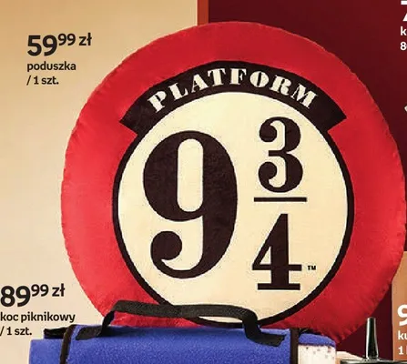 Poduszka Harry Potter Platform 9 3/4 promocja w Empik