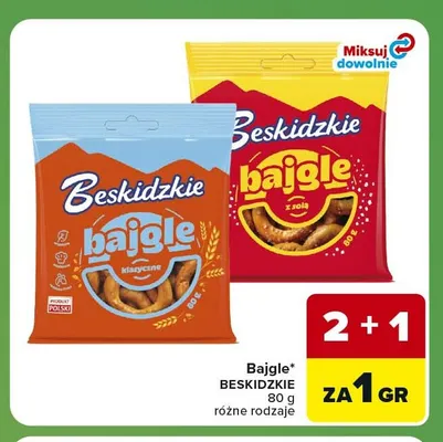 Bajgle z solą Beskidzkie promocja w Carrefour Express
