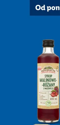 Syrop malinowo-różany z maziowsza -20% promocja w Lidl