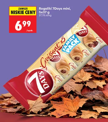 Rogaliki 7Days mini 5-pak promocja w Biedronka
