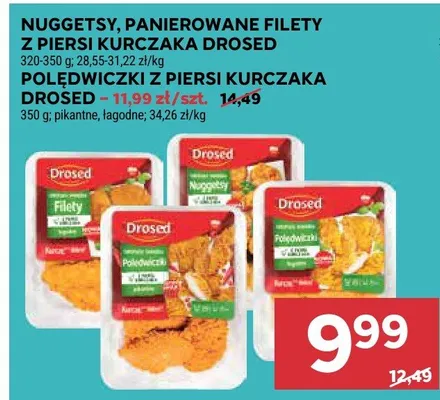 Polędwiczki z piersi kurczaka pikantne Drosed promocja w Stokrotka