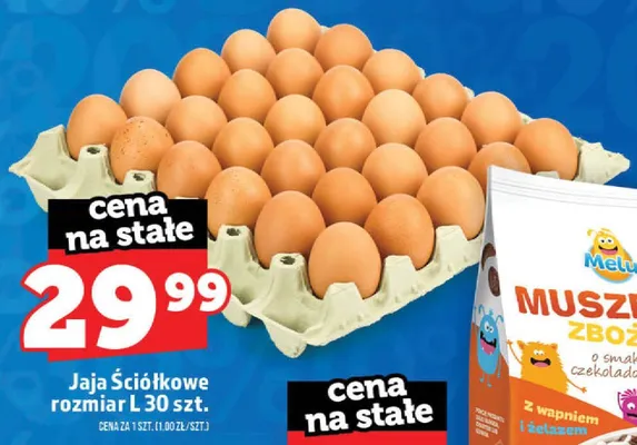Jaja ściółkowe rozmiar L 30-pak promocja w TOPAZ