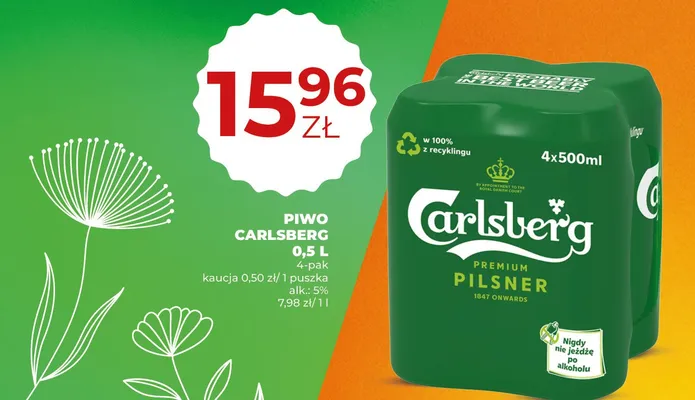 Piwo Carlsberg promocja w Duży Ben
