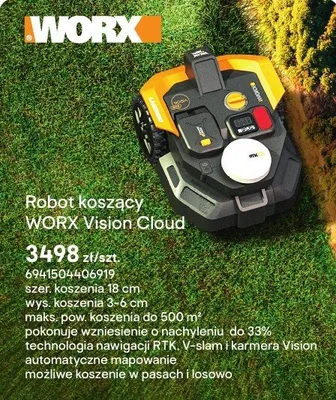 Robot koszący Vision Cloud promocja w Castorama