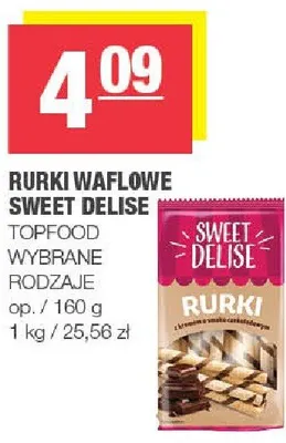 Rurki waflowe Sweet Delise promocja w SPAR