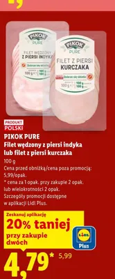 Filet z piersi kurczaka PIKOK PURE promocja w Lidl
