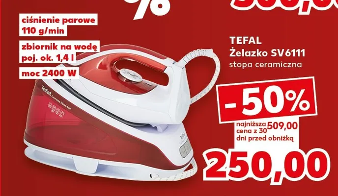 Żelazko Tefal SV6111 promocja w Kaufland