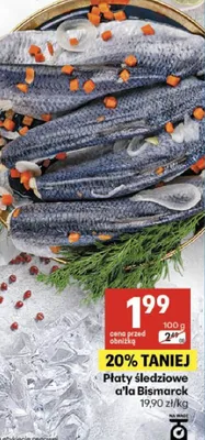 Płaty śledziowe a'la Bismarck promocja w Delikatesy Centrum