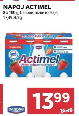 Napój actimel różne rodzaje promocja w Stokrotka