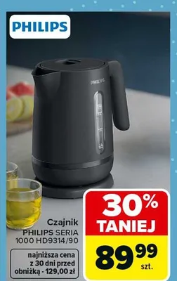 Czajnik Philips seria 1000 HD9314/90 promocja w Carrefour