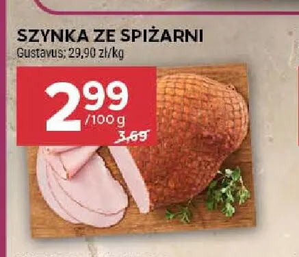 Szynka ze spiżarni Gustavus promocja w Stokrotka