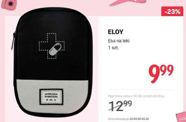 Apteczka podróżna promocja w Rossmann