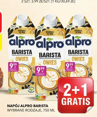 Napój Alpro Barista owies promocja w Top Market