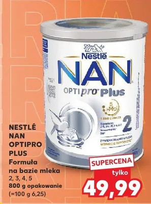 Nestlé NAN Optipro Plus Formuła na bazie mleka 2 promocja w Kaufland