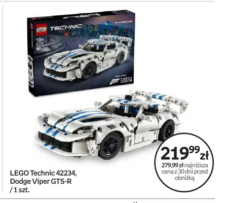 Klocki LEGO Technic 42234 Dodge Viper GTS-R promocja w Empik