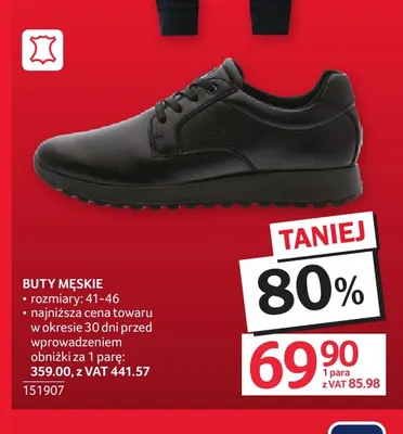 Buty męskie promocja w Selgros
