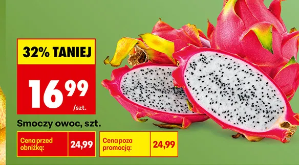 Smoczy owoc promocja w Biedronka