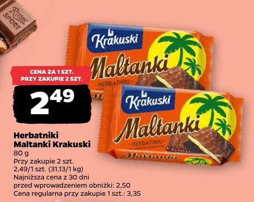 Herbatniki Maltanki promocja w Netto